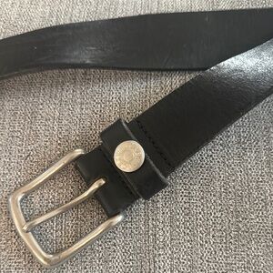 Black Leather Belt